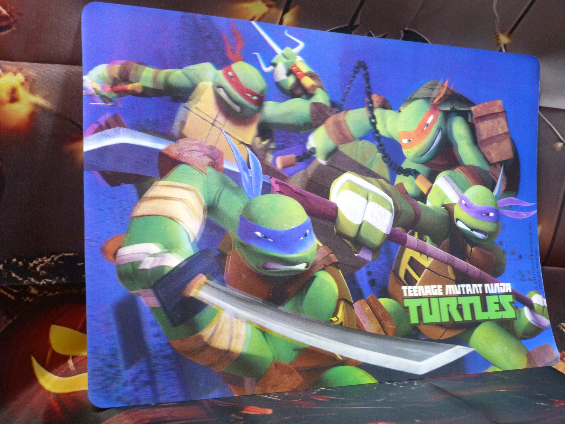 Set de table Tortue Ninja