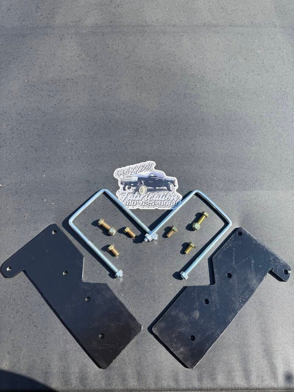 Maxxed Fab 07-18 GM Custom Flat Rear Bag Brackets