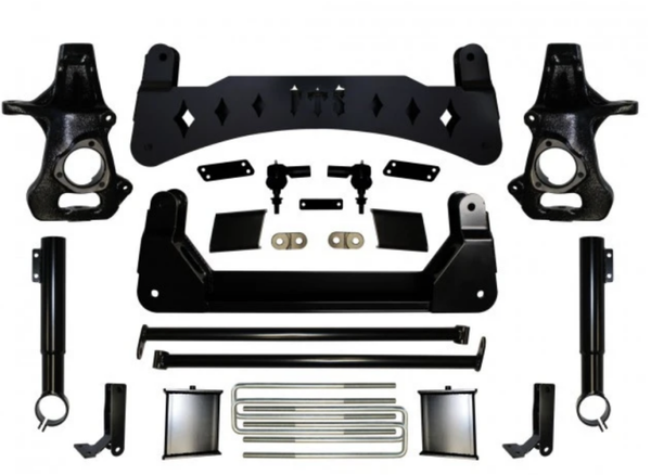 FTS -2019-2025 CHEVY & GMC 1500 4WD 7-10" ADJUSTABLE FULL THROTTLE LIFT KIT - 10039-10