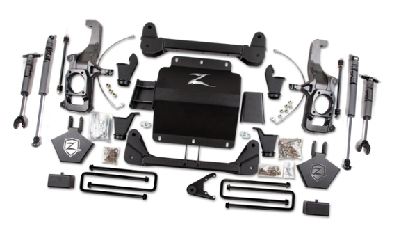 ZONE OFFROAD - 11-19 Chevy/GMC 2500/3500HD 5" TORSION BAR DROP LIFT KIT - ZONE OFFROAD ZONC13F