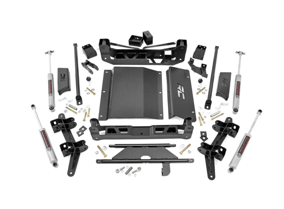 RC - 1988-1998 CHEVY & GMC K1500 4WD 4" LIFT KIT - ROUGH COUNTRY 27430
