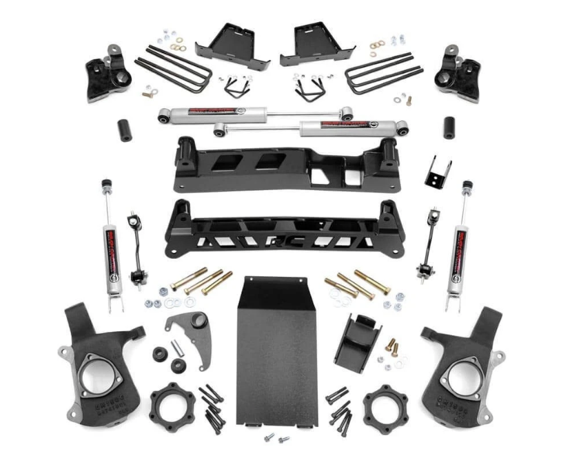 RC -1999-2006 CHEVY & GMC 1500 4WD 6" NTD LIFT KIT - ROUGH COUNTRY 27220A