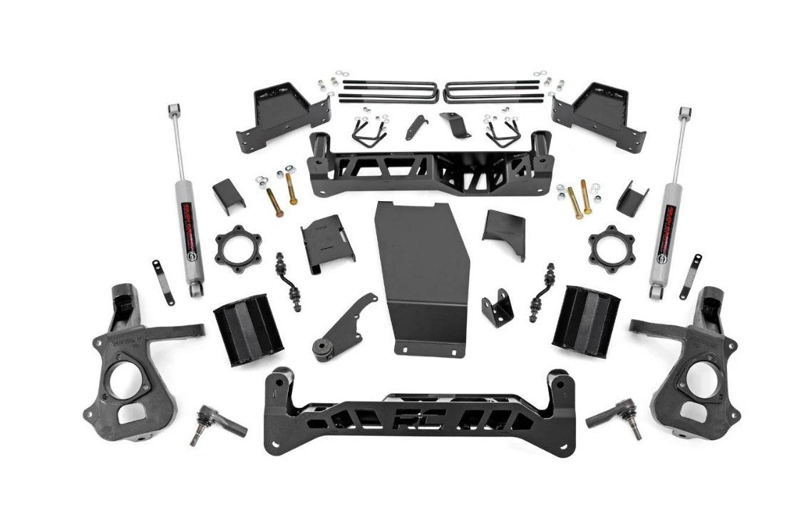 RC -2014-2018 CHEVY & GMC 1500 2WD 7" LIFT KIT - ROUGH COUNTRY 18731