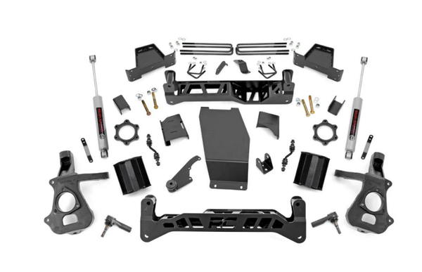RC -2014-2018 CHEVY & GMC 1500 2WD 7" LIFT KIT - ROUGH COUNTRY 18731