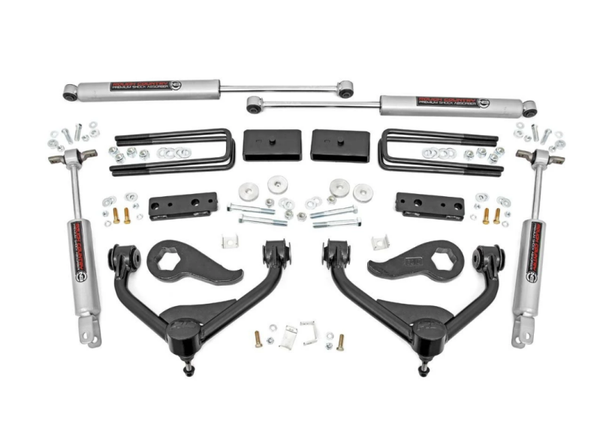 RC -2020-2025 CHEVY & GMC 2500HD 2WD/4WD 3" LIFT KIT - ROUGH COUNTRY 95830