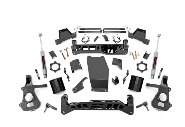 RC -2014-2018 CHEVY & GMC 1500 4WD 7" LIFT KIT - ROUGH COUNTRY 17431