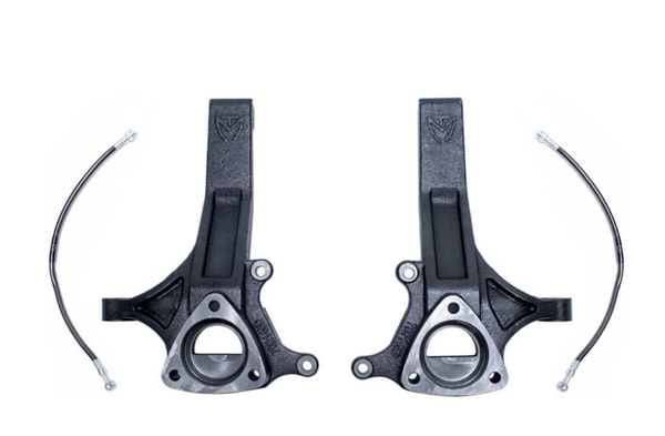 MAXTRAC -2009-2018 DODGE RAM 1500 2WD 4.5" MAXTRAC LIFT SPINDLES W/ EXTENDED BRAKE LINES - 702145