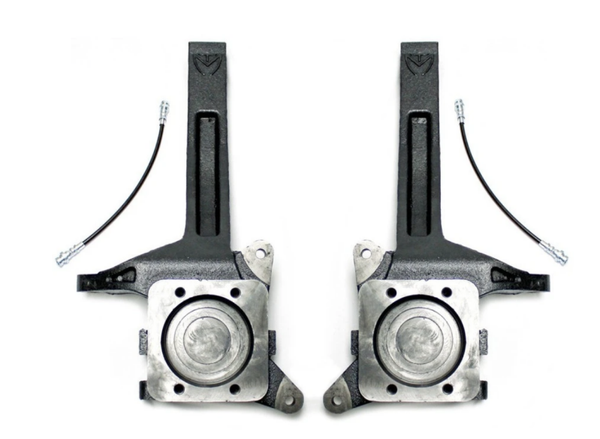 MAXTRAC -2007-2021 TOYOTA TUNDRA 2WD 3.5" MAXTRAC LIFT SPINDLES W/ EXTENDED BRAKE LINES - 706735