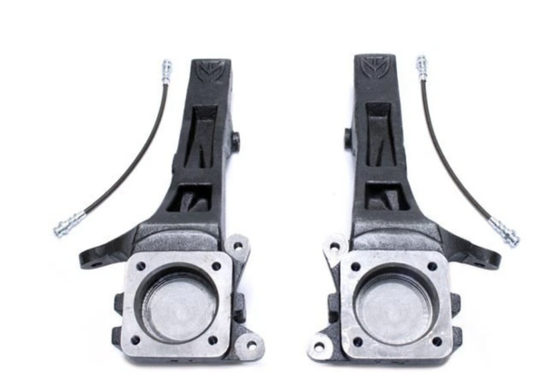 MAXTRAC -2015-2024 TOYOTA 4RUNNER 2WD 4" MAXTRAC LIFT SPINDLES W/ EXTENDED BRAKE LINES - 706440