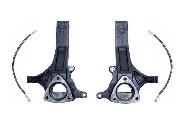 MAXTRAC -2002-2008 DODGE RAM 1500 2WD 4.5" MAXTRAC LIFT SPINDLES W/ EXTENDED BRAKE LINES - 702145