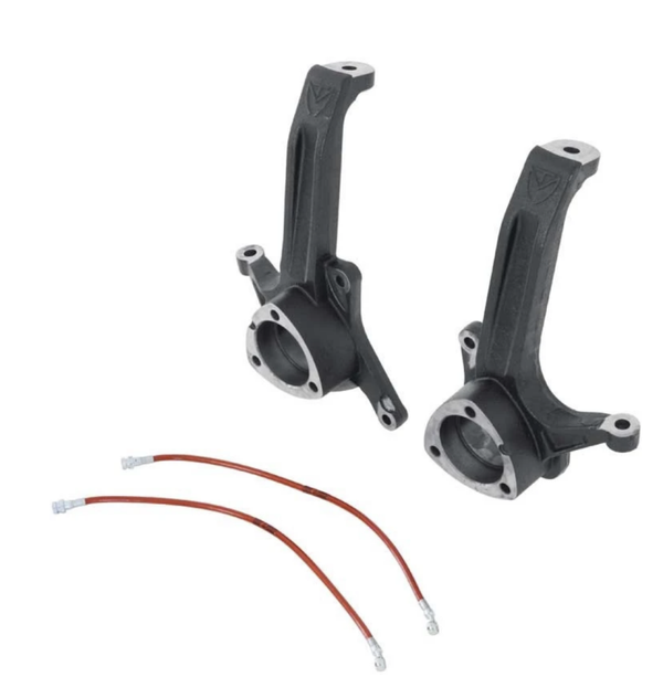 MAXTRAC -2003-2008 DODGE RAM 2500 & 3500 2WD 3.5" MAXTRAC LIFT SPINDLES W/ EXTENDED BRAKE LINES - 702235