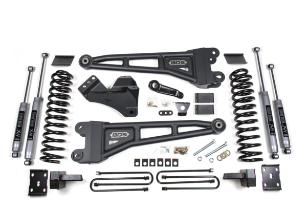 BDS - 2011-2016 FORD F250-F350 4WD 4IN. RADIUS ARM LIFT KIT - BDS1596H