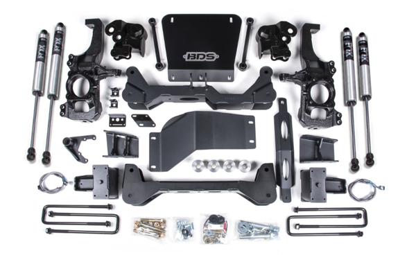 BDS - 2020-2023 GM 2500/3500 HD 5IN. SUSPENSION LIFT SYSTEM WITHOUT OVERLOADS - BDS766FS