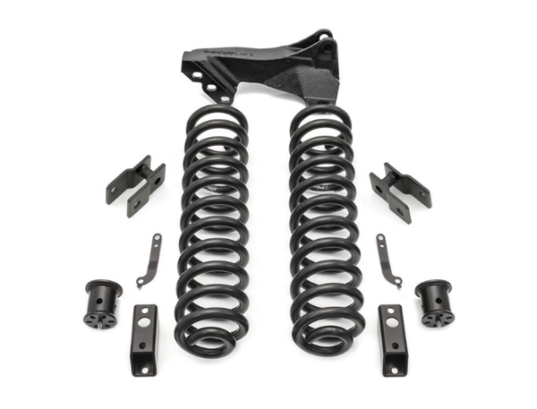 Ready Lift - 2011-2019 FORD F250/F350 DIESEL 4WD 2.5'' COIL SPRING FRONT LEVELING KIT W/ FRONT SHOCK EXTENSIONS - READYLIFT 46-2728
