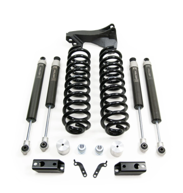 Ready Lift - 2020-2022 FORD F250/F350/F450 DIESEL 4WD 2.5'' COIL SPRING FRONT LEVELING KIT W/ FALCON 1.1 MONOTUBE SHOCKS - READYLIFT 46-20253