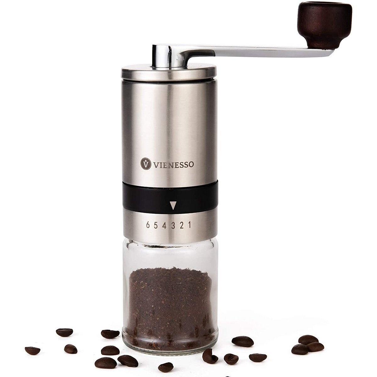 Handmatige handkoffiemolen met keramische molen