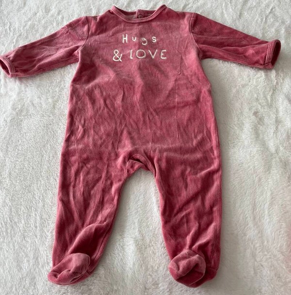 Pyjama en velours "Kiabi"