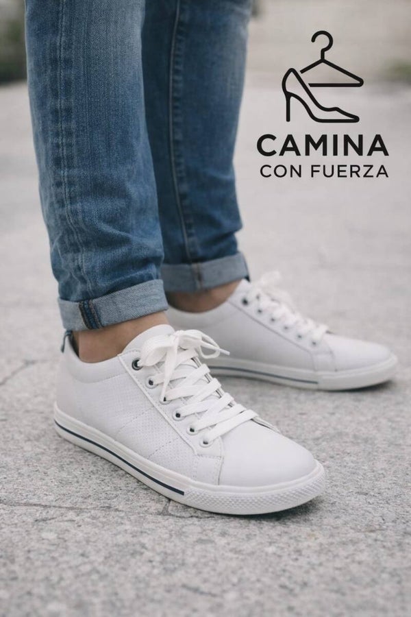 Zapatillas de hombre blancas