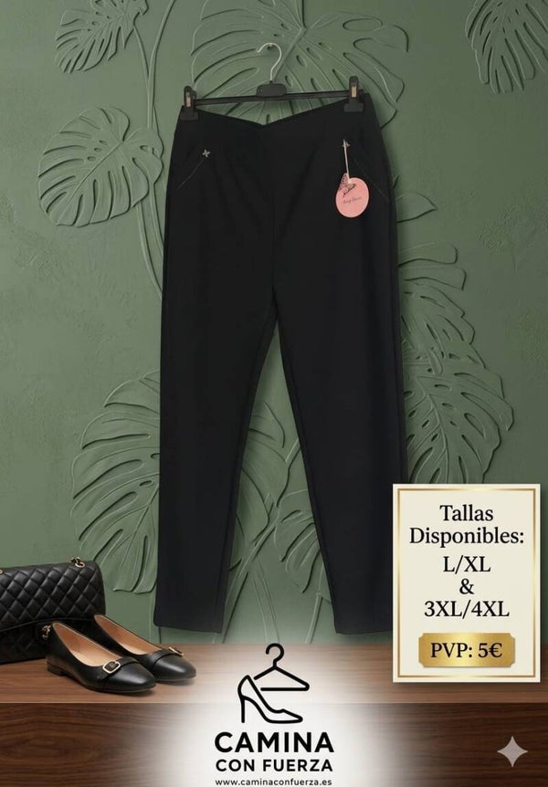 Pantalon con bolsillos y detalles de mariposa