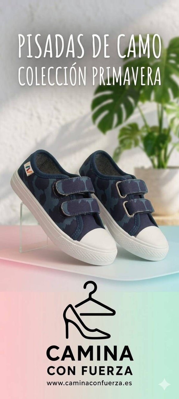 Bambas niño velcro azul
