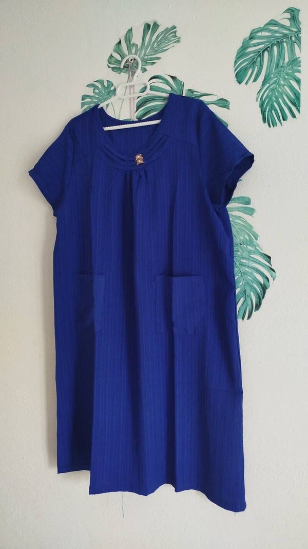 Bata perlas azul marino