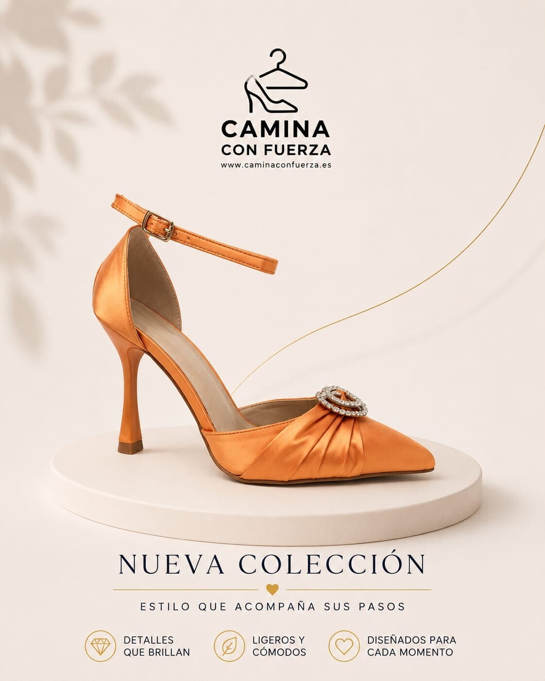Tacones naranjas