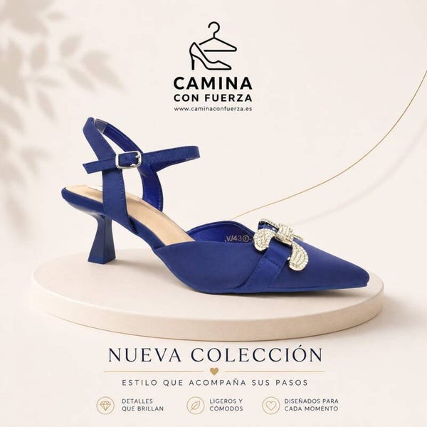 Tacones azulina