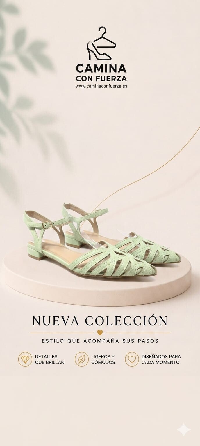 Sandalias verde menta