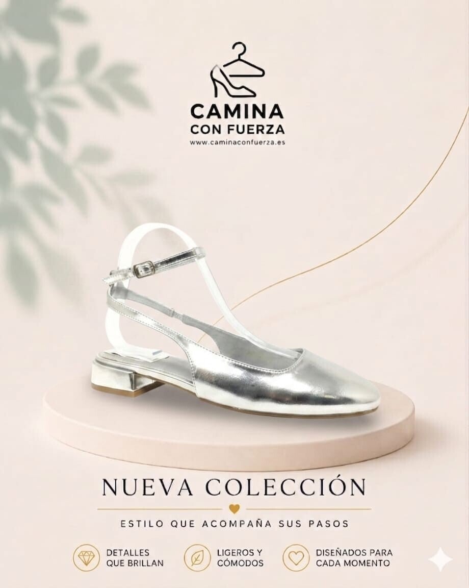 Sandalias plata