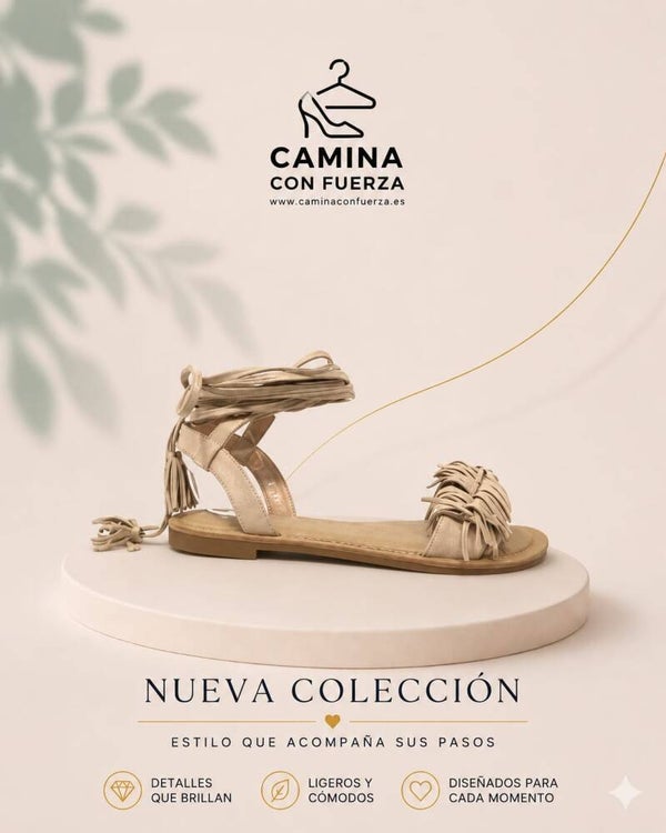 Sandalias de flecos