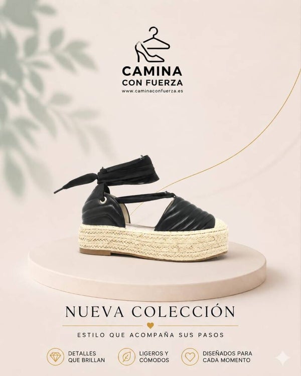 Sandalias negras de plataforma