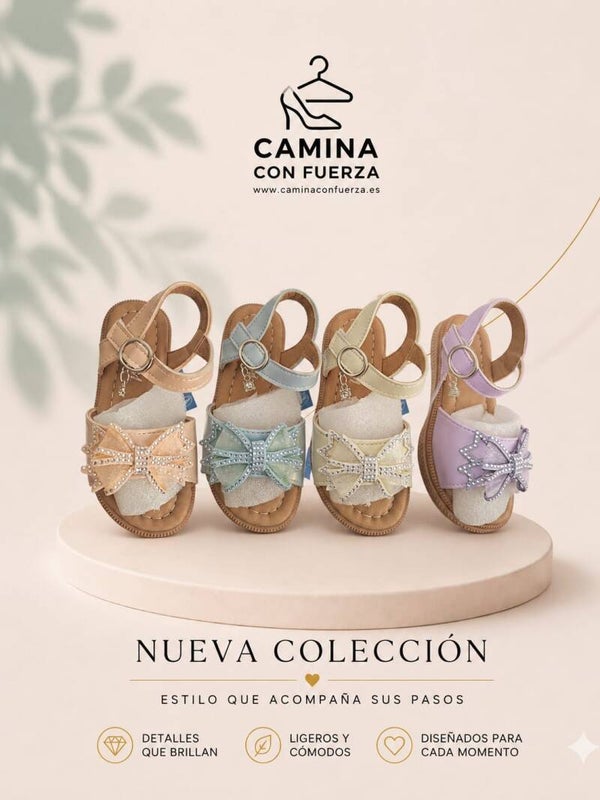 Sandalias de niña de colores