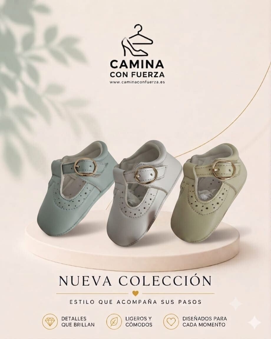 Zapatos de bebés de piel