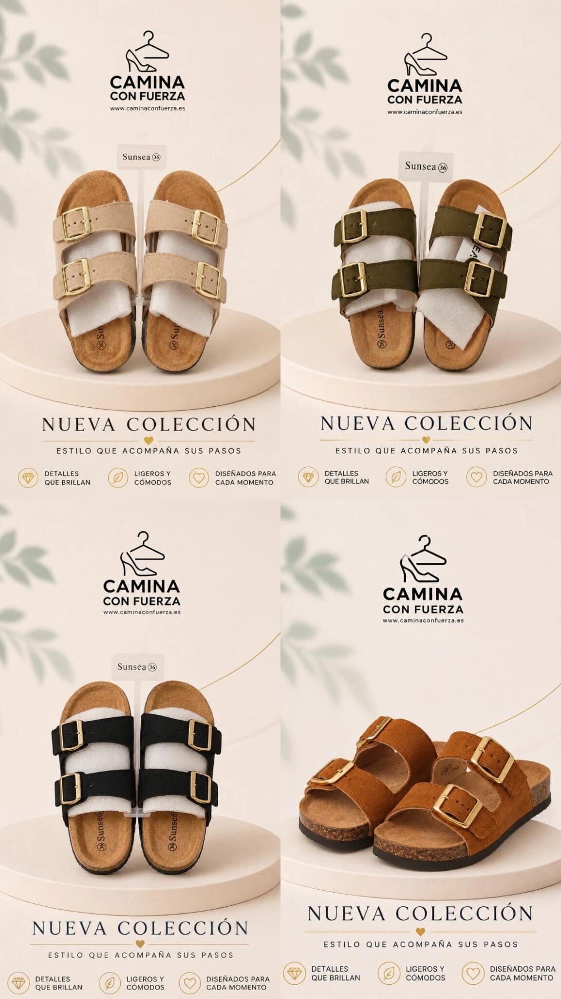 ✨ Sandalias de doble hebilla – Comodidad y estilo en cada paso ✨