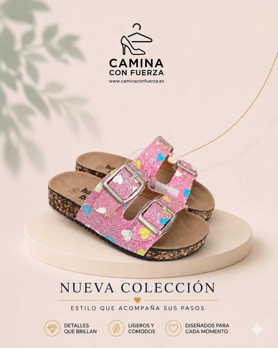 Sandalias infantiles de estilo casual