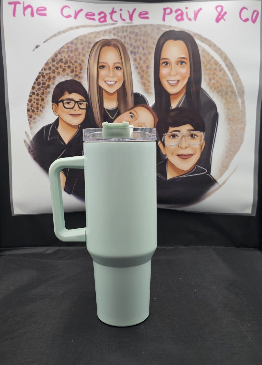 40oz Insulated Tumbler - light green