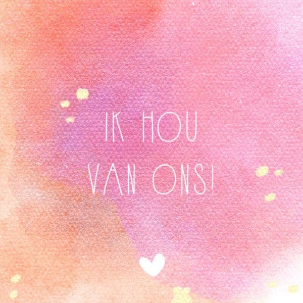 Tegel Ik hou van ons