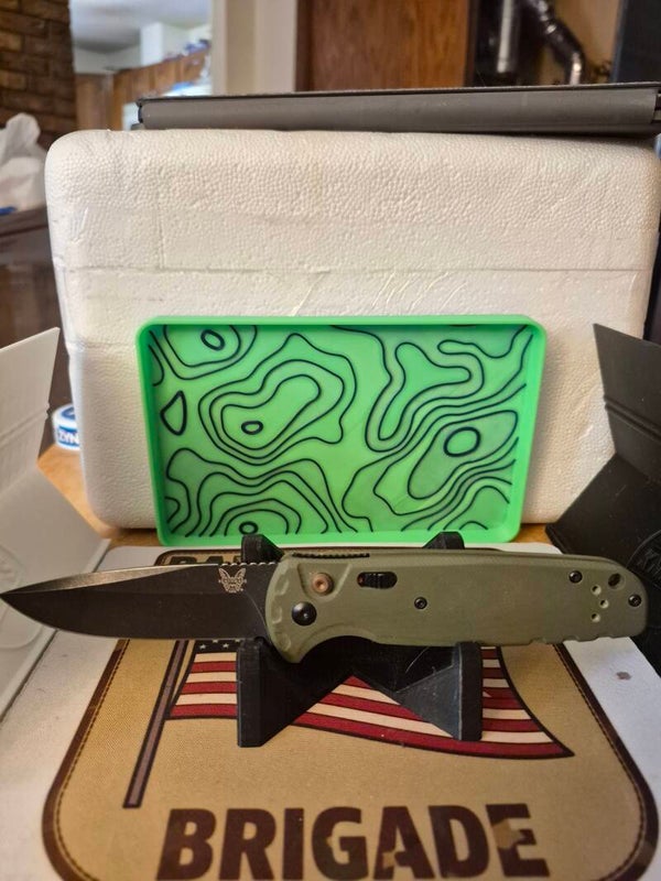 Benchmade CLA Auto - OD Green G-10 (3.4" MAGNACUT) 4300BK-02