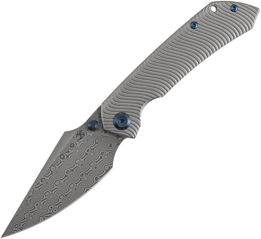 K1034C4 - Kansept Knives  Fenrir Framelock Damascus