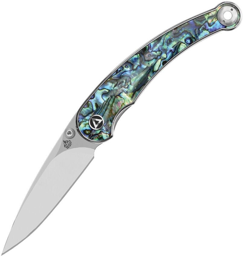 QS161D - QSP Knife  Dolphin Linerlock Abalone