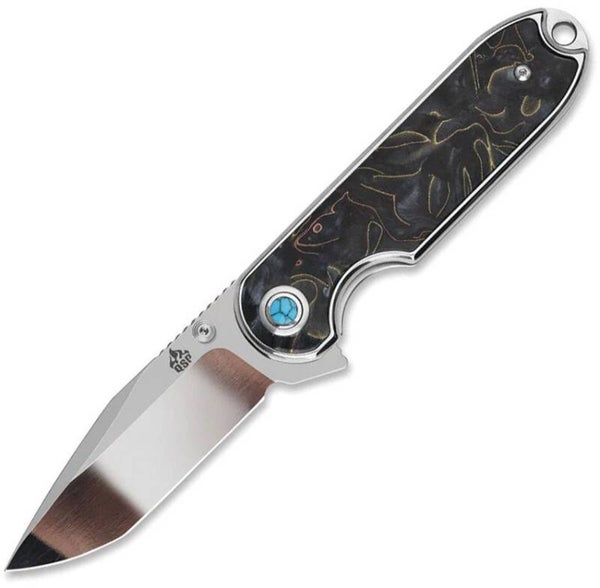 QS168E - QSP Knife  Nebula Linerlock Brass Copper