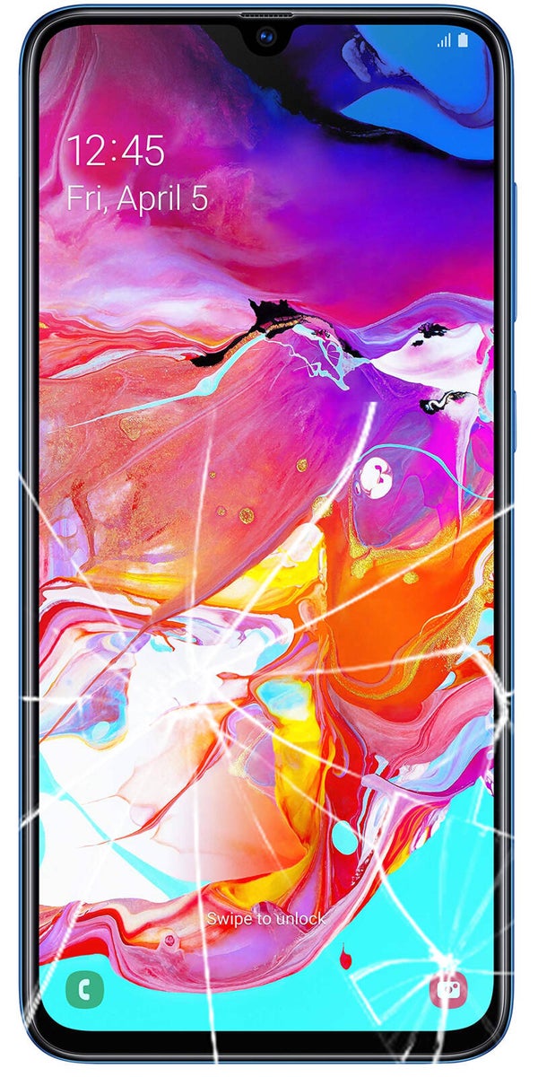 Samsung Galaxy A70 Reparatur Kompletteinheit LCD / Touchscreen / Glas)