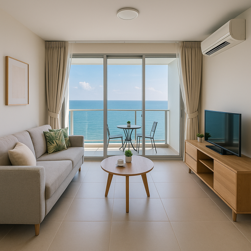 High-rise condos along Pattaya Beach Road