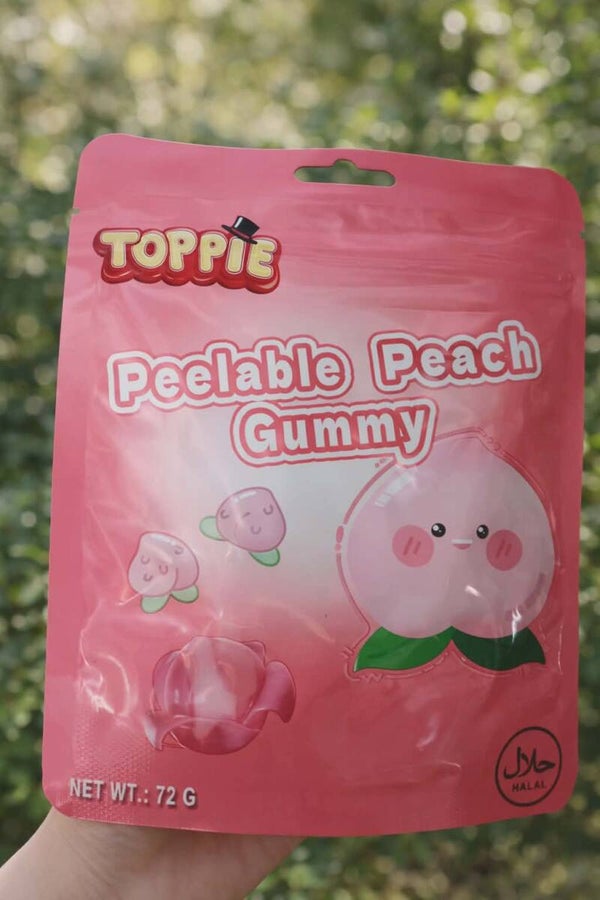 Peelable Pêche Gummy (72g)
