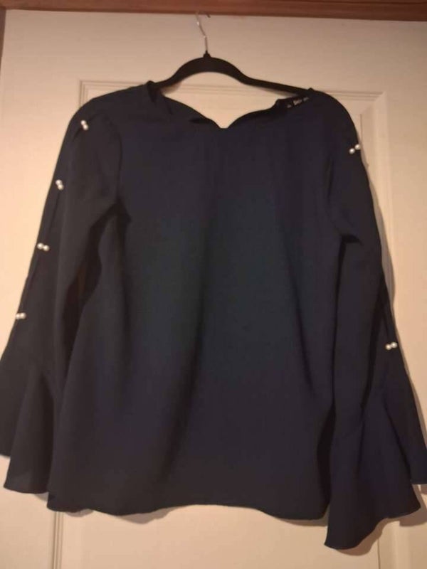 Chemisier bleu foncé