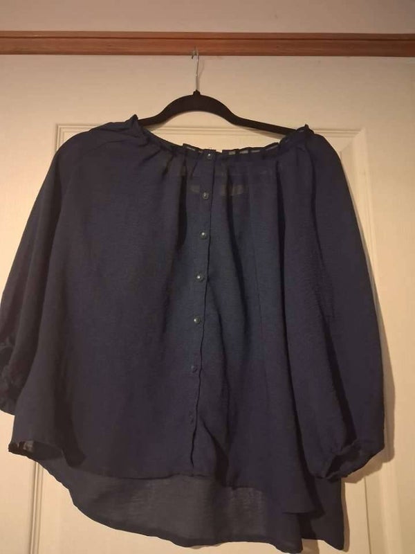 Chemisier bleu foncé