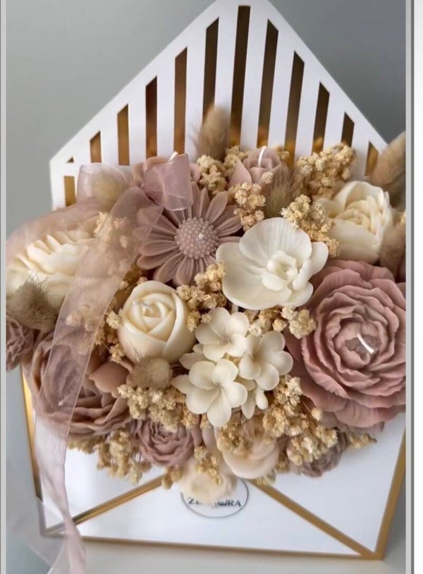 Kerzenbox Flora