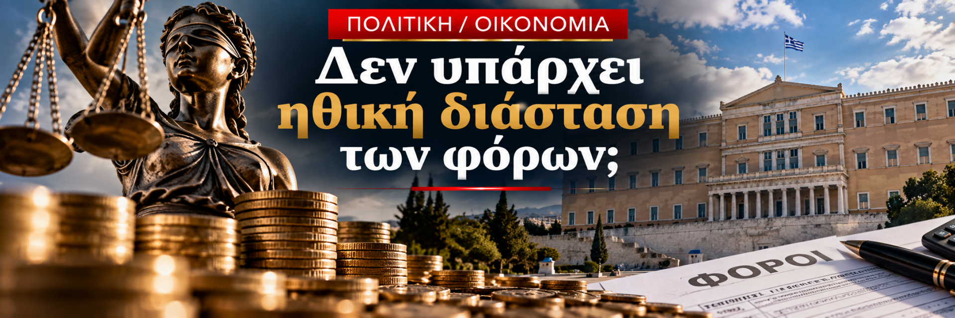 Πολιτική Οικονομία - Δεν υπάρχει ηθική διάσταση των φόρων;