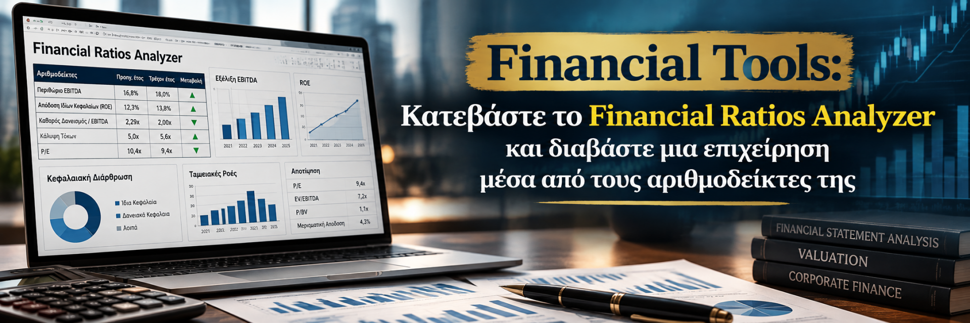 Financial Tools: Κατεβάστε το Financial Ratios Analyzer και διαβάστε μια επιχείρηση μέσα από τους αριθμοδείκτες της