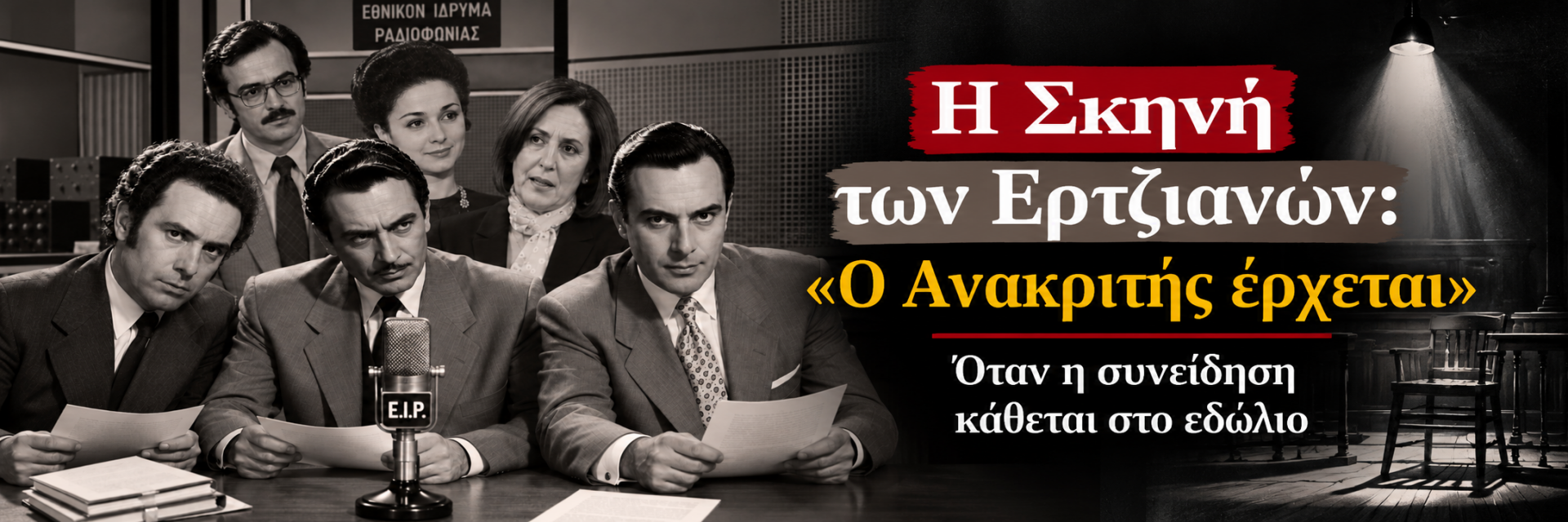 Η Σκηνή των Ερτζιανών - Ο Ανακριτής έρχεται - Όταν η συνείδηση κάθεται στο εδώλιο